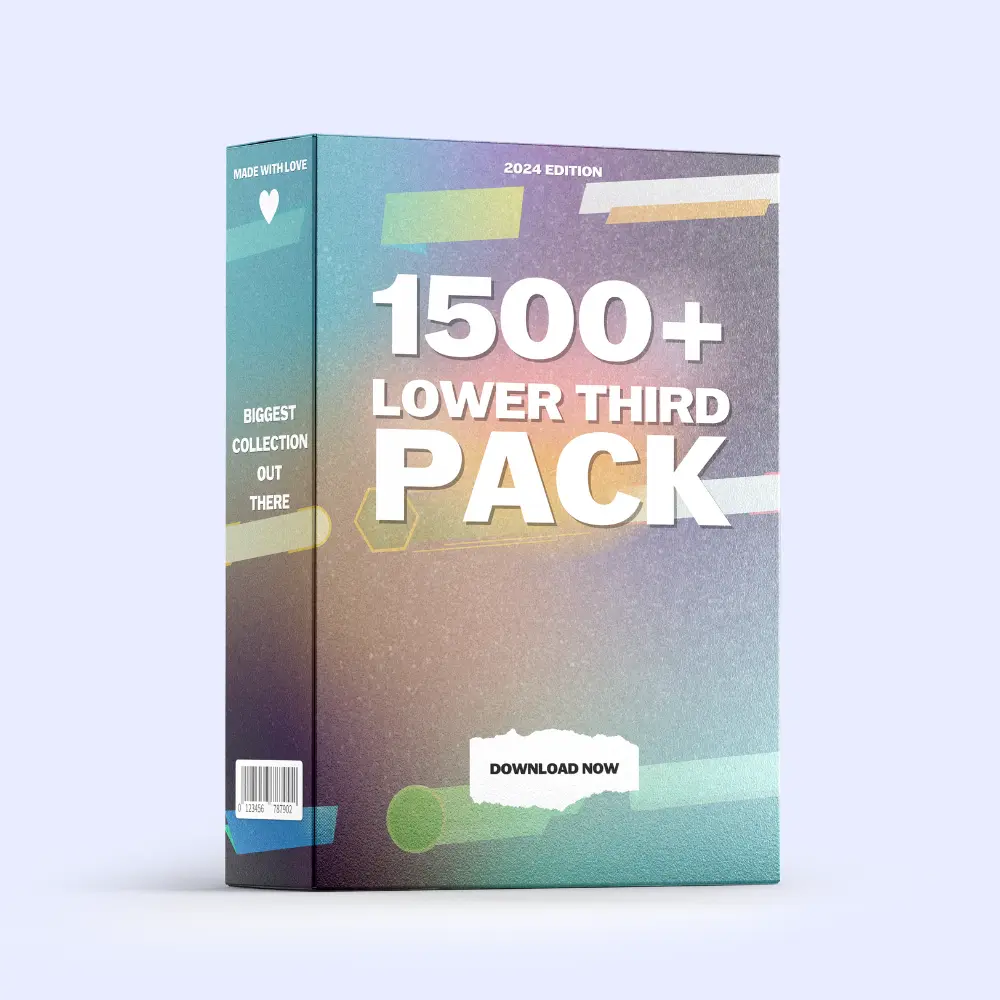 1500+ Lower Third Pack